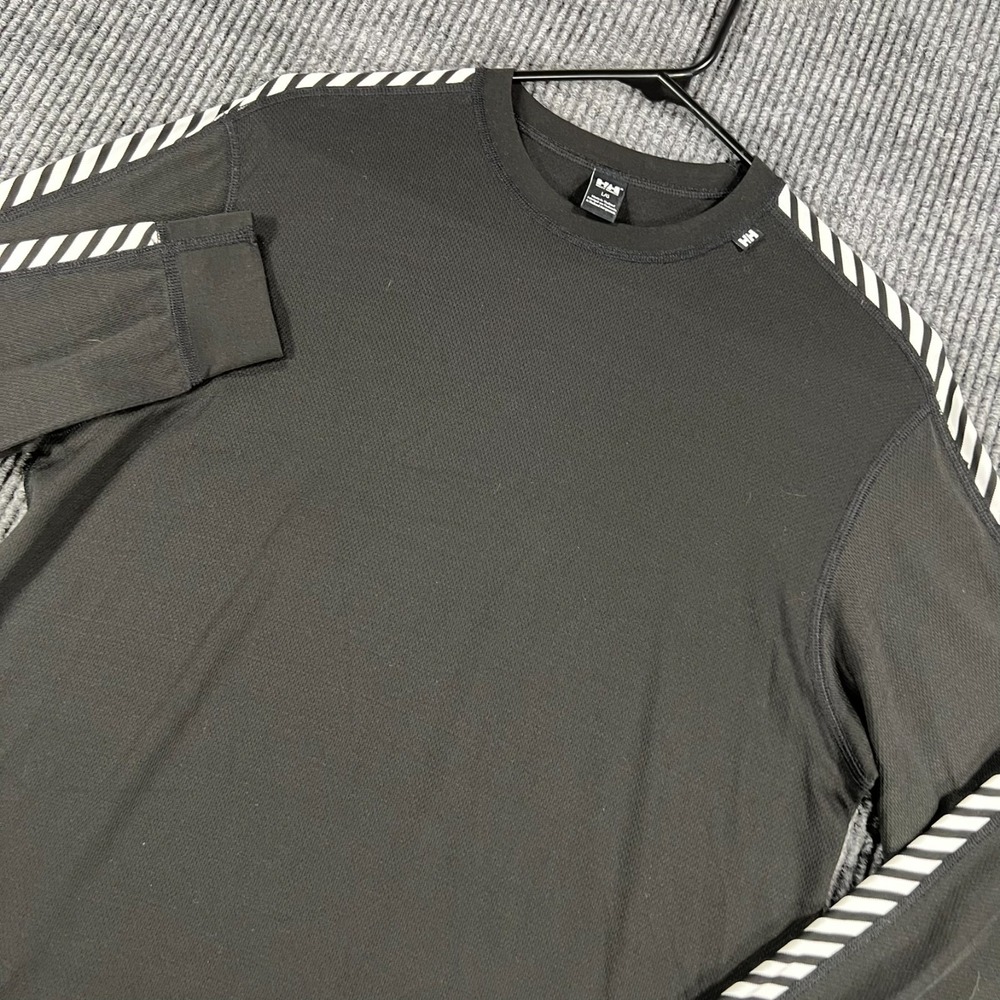Helly Hansen Pullover Shirt Womens Large Black Long Sleeve Casual Comfort